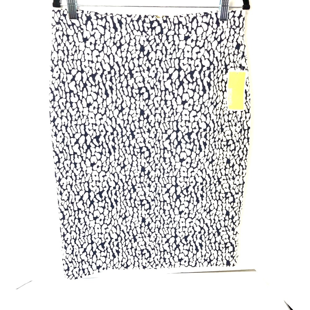 Michael Kors Cotton Blend Pencil Skirt. Blue. Size Medium. Classy